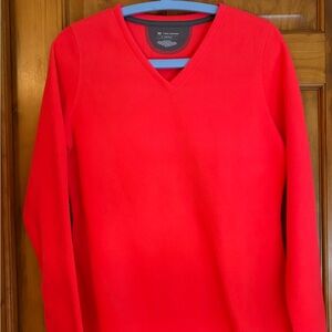 Tek Gear Men's Bright Red V-Neck Sweater